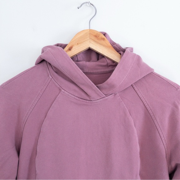 Lululemon Scuba Pullover Hoodie Sweatshirt Figue Pink Mauve Relaxed Fit Size 2 - Picture 5 of 9